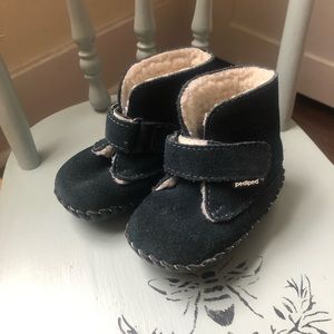 6-12 month size 4 Pediped  leather baby shoes